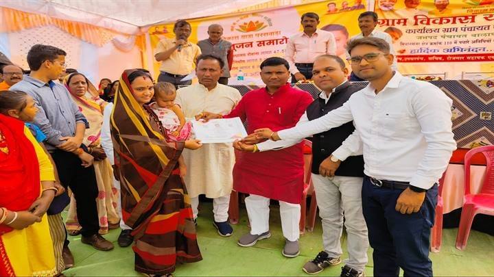 राज्य मंत्री श्री कावरे ने विकास यात्रा में किये 81 लाख रूपये के भूमि-पूजन